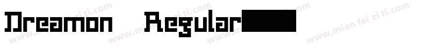 Dreamon Regular字体转换